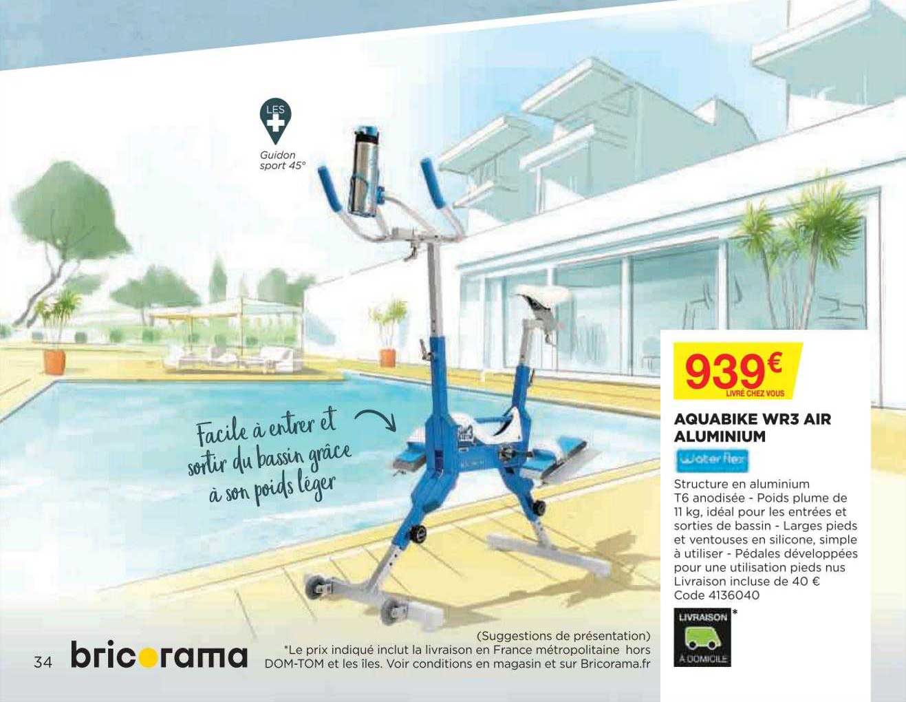 aquabike wr3 air aluminium waterflex