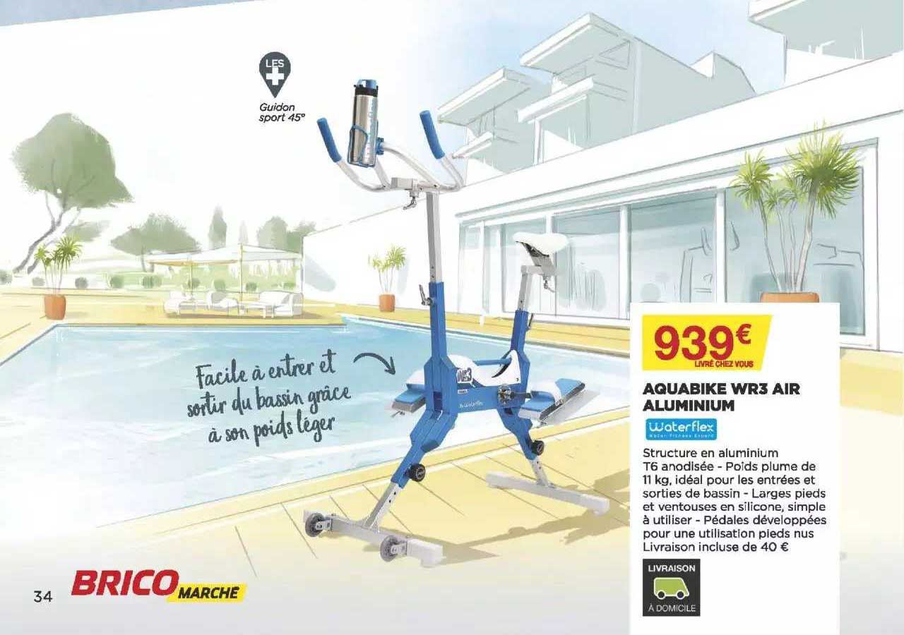 aquabike wr3 air aluminium waterflex