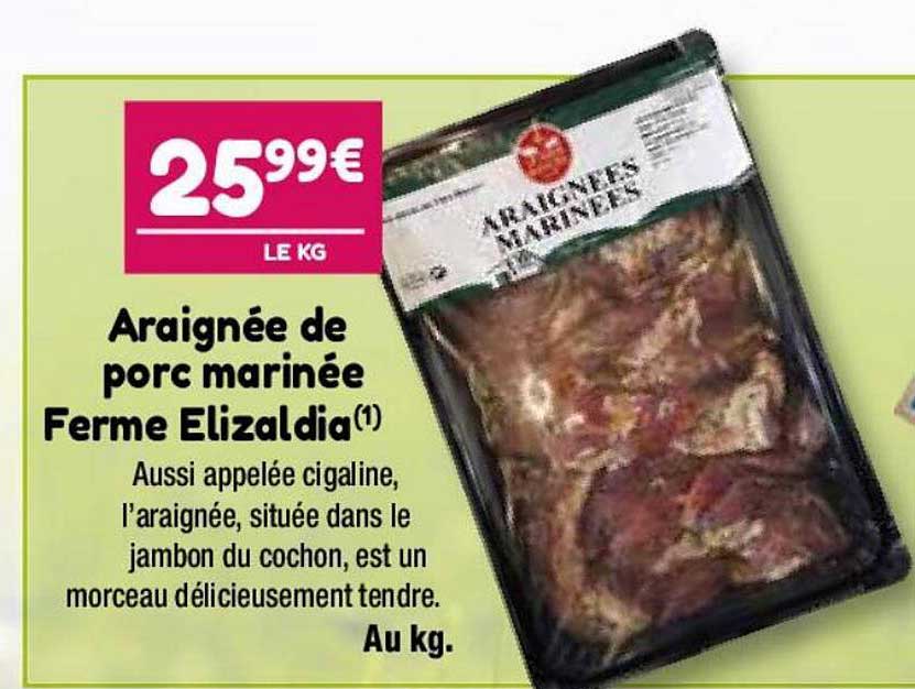 Araignée De Porc Marinée Ferme Elizaldia