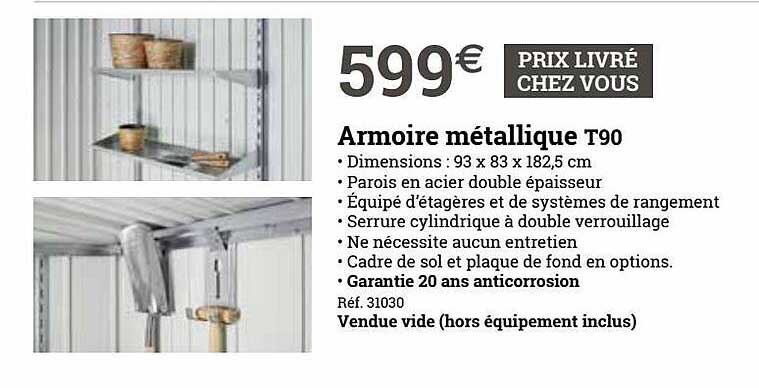 armoire métallique t90
