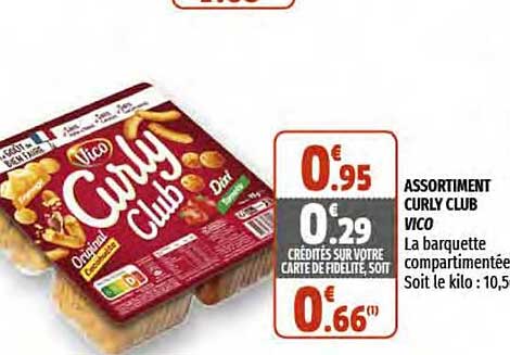Assortiment Curly Club Vico