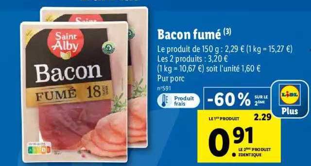 bacon fumé saint alby