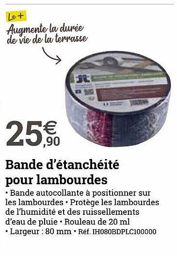 Bande D'étanchétié Pour Lambourdes
