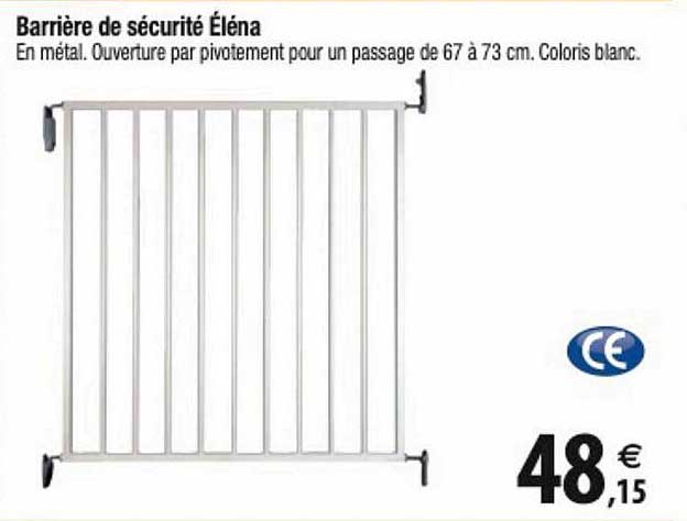 barrière de sécurité éléna