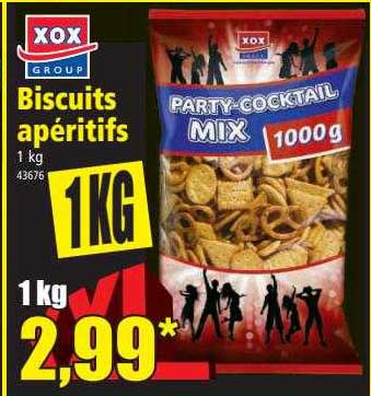biscuits apéritifs xox group