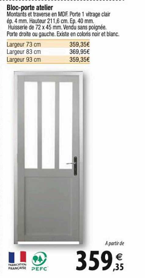 bloc-porte atelier