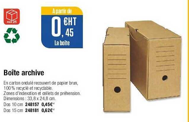 boîte archive