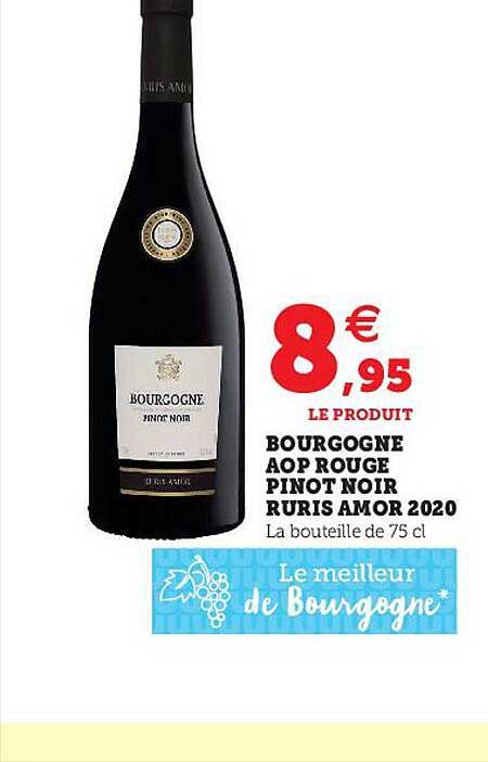 bourgogne aop rouge pinot noir ruris amor 2020