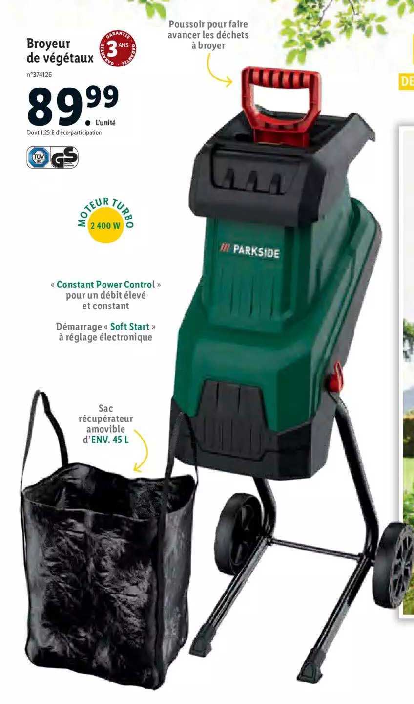 Broyeur De Végétaux Parkside