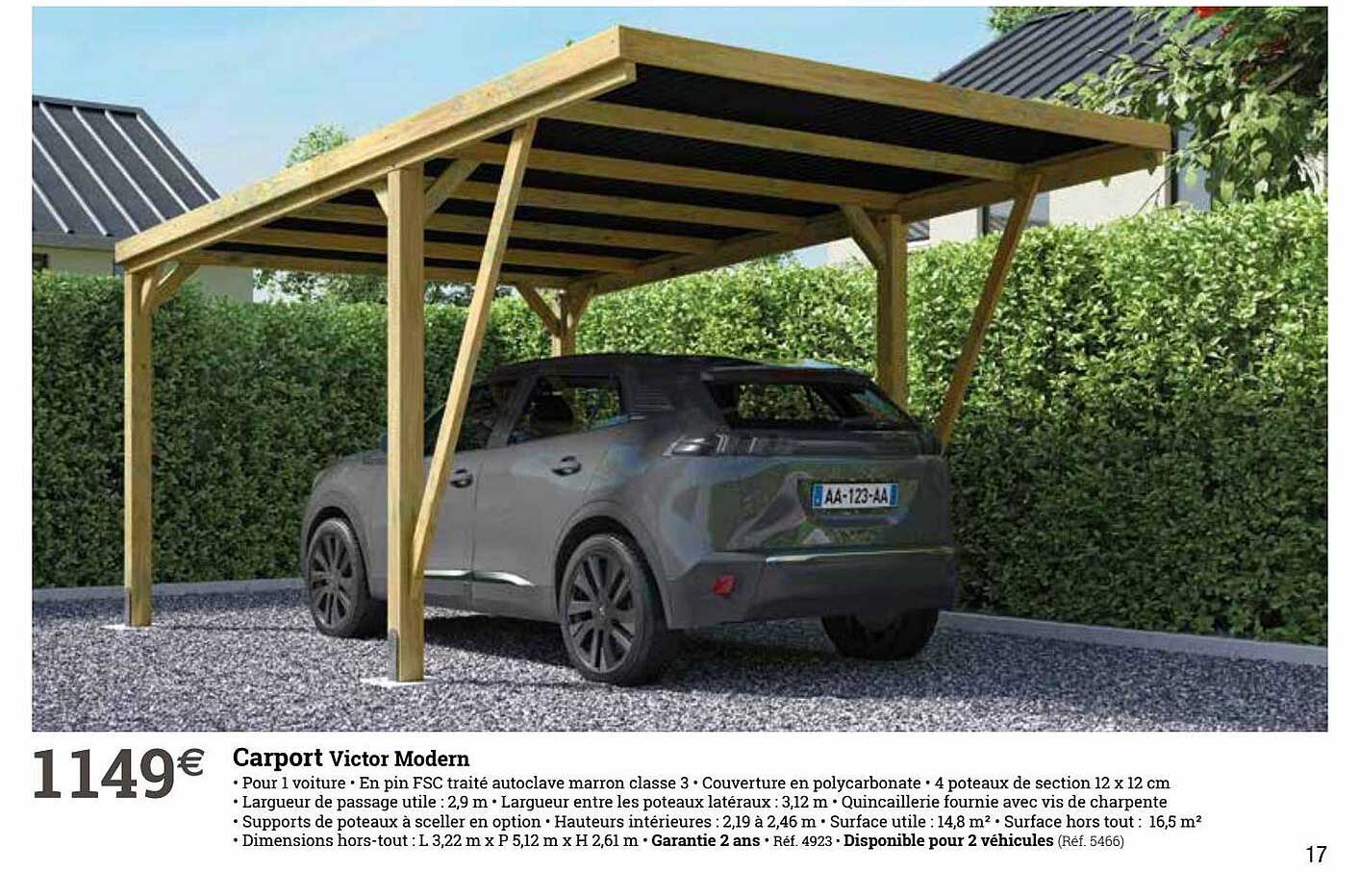 carport victor modern