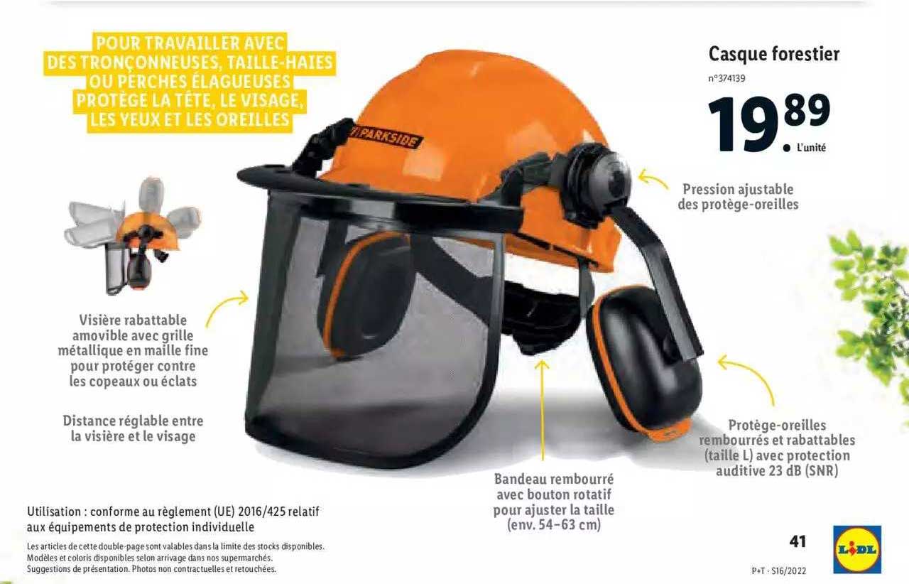 casque forestier