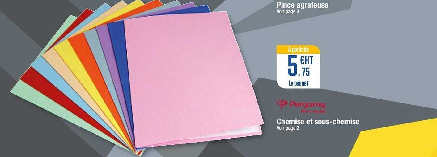 chemise et sous-chemise pergamy