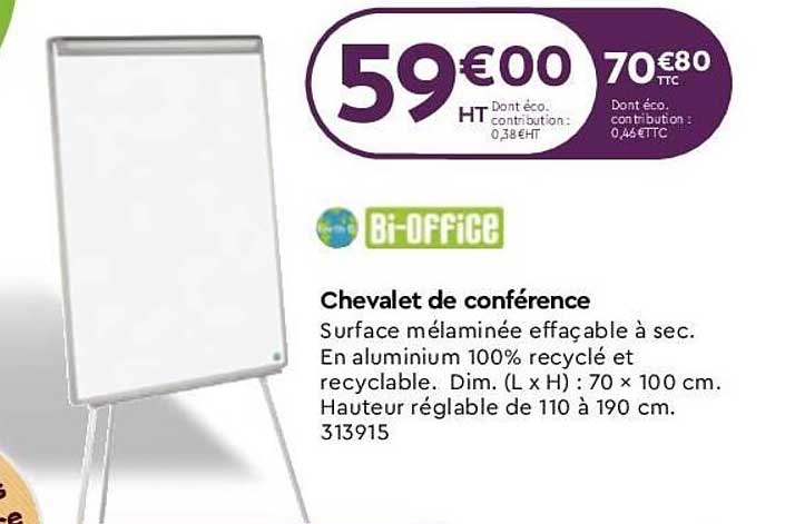 chevalet de conférence bi-office