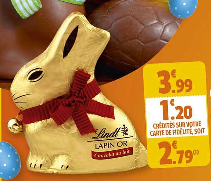 Chocolat Au Lait Lapin Or Lindt