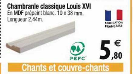 chrambranle classique louis xvi