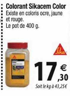 colorant sikacem color sika