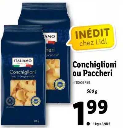 conchiglioni ou peccheri italiamo