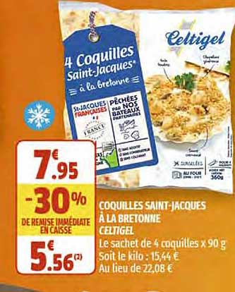 coquilles saint-jacques à la bretonne celtigel