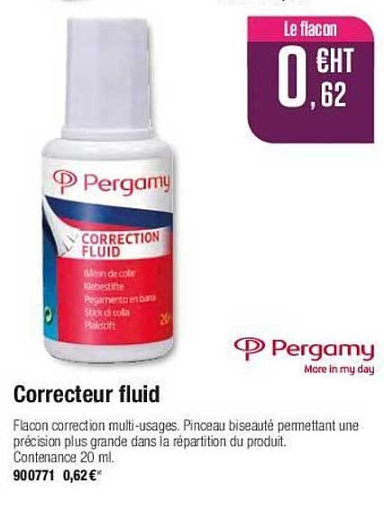 Correcteur Fluid Pergamy