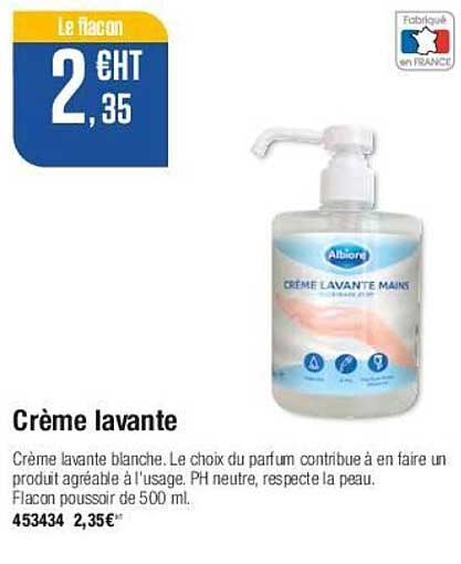 crème lavante