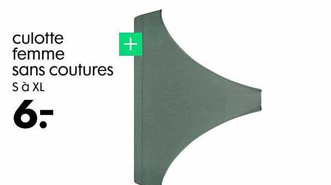 culotte femme sans coutures