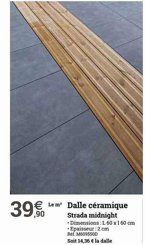 dalle céramique strade midnight