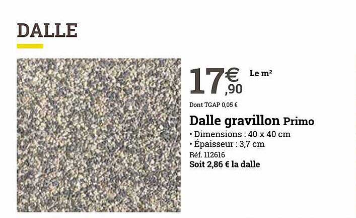 Dalle Gravillon Primo