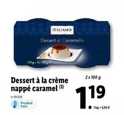 Dessert à La Crème Nappé Caramel Italiamo