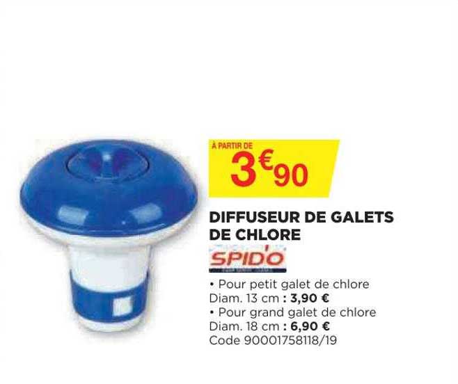 Diffuseur De Galets De Chlore Spid'o