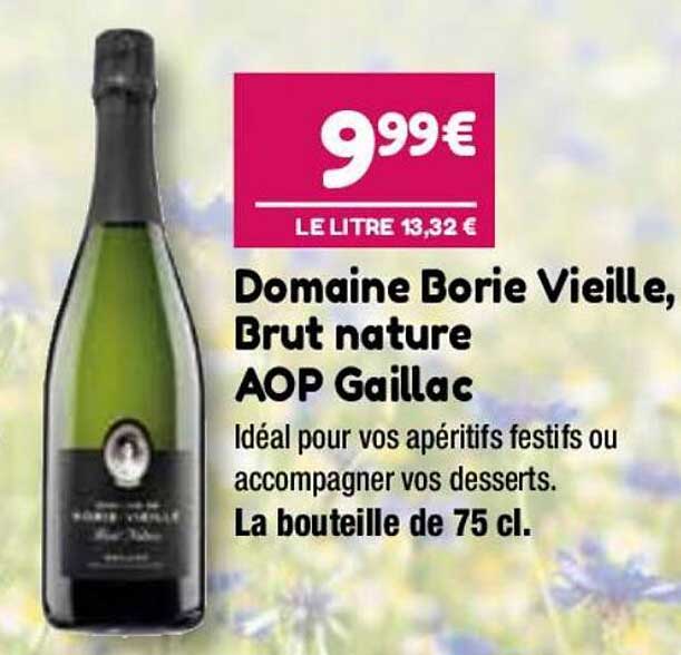 domaine borie vieille, brut nature aop gaillac