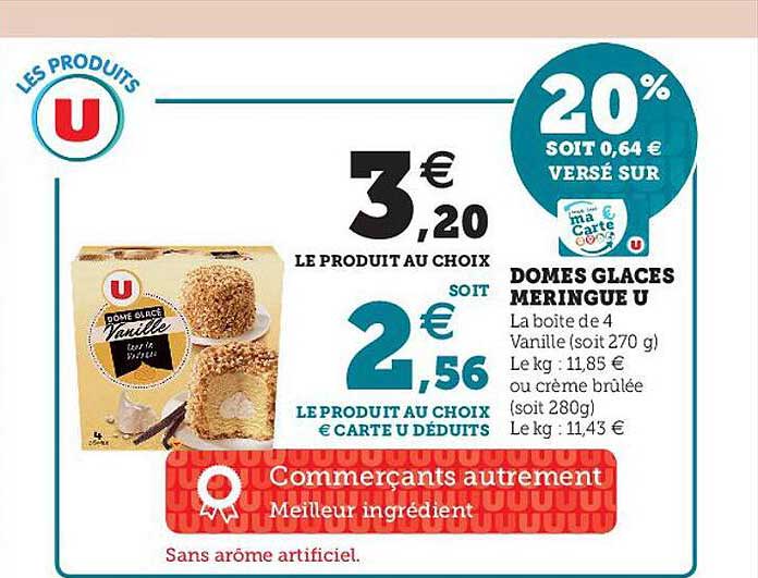 Dômes Glacés Meringue U