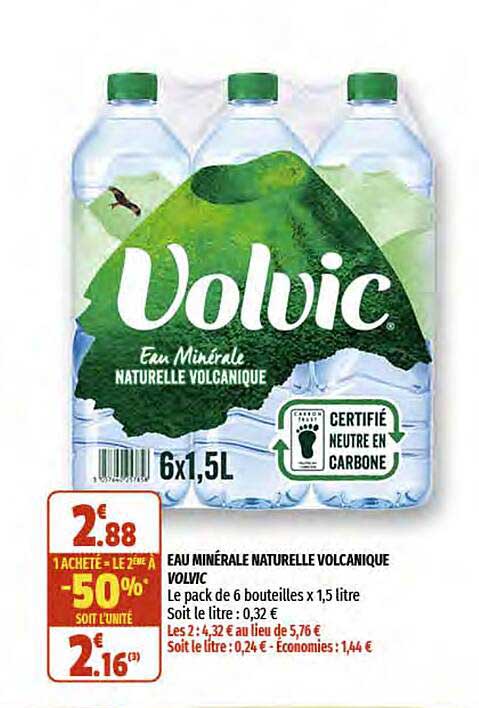 Eau Minérale Naturelle Volcanique Volvic