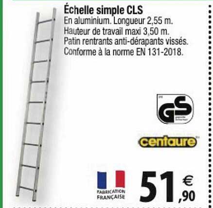 échelle simple cls