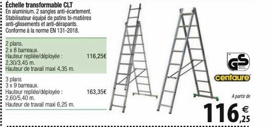 échelle Transformable Clt Gs Centaure