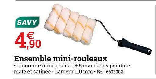 ensemble mini-rouleaux savy