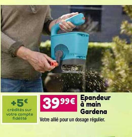 épandeur à main gardena