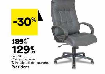 fauteuil de bureau prézident