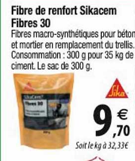 Fibre De Renfort Sikacem Fibres 30 Sika