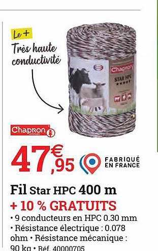 fil star hpc 400 m chapron