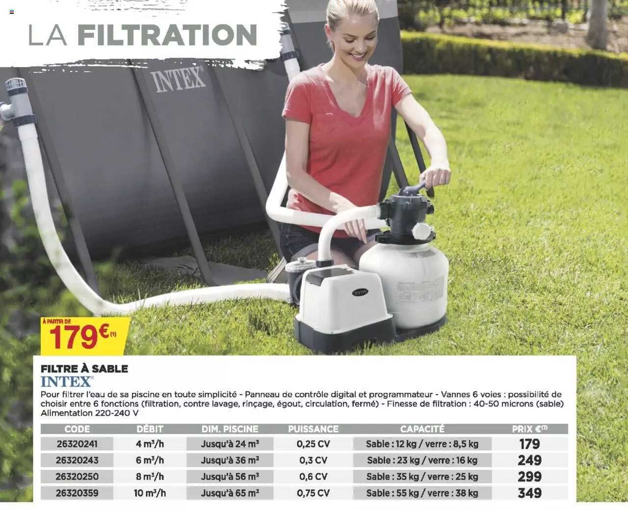 Filtre à Sable Intex