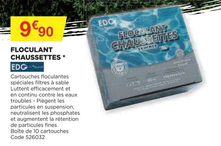 floculant chaussettes edg