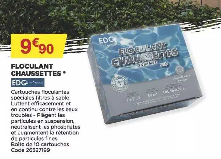 floculant chaussettes edg