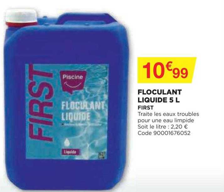 floculant liquide 5 l first