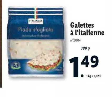 galettes à l'italienne