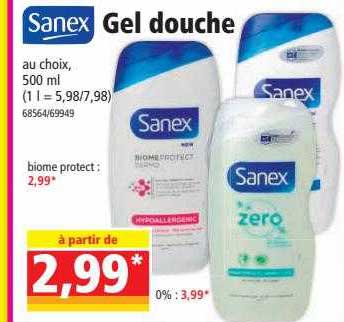 gel souche sanex