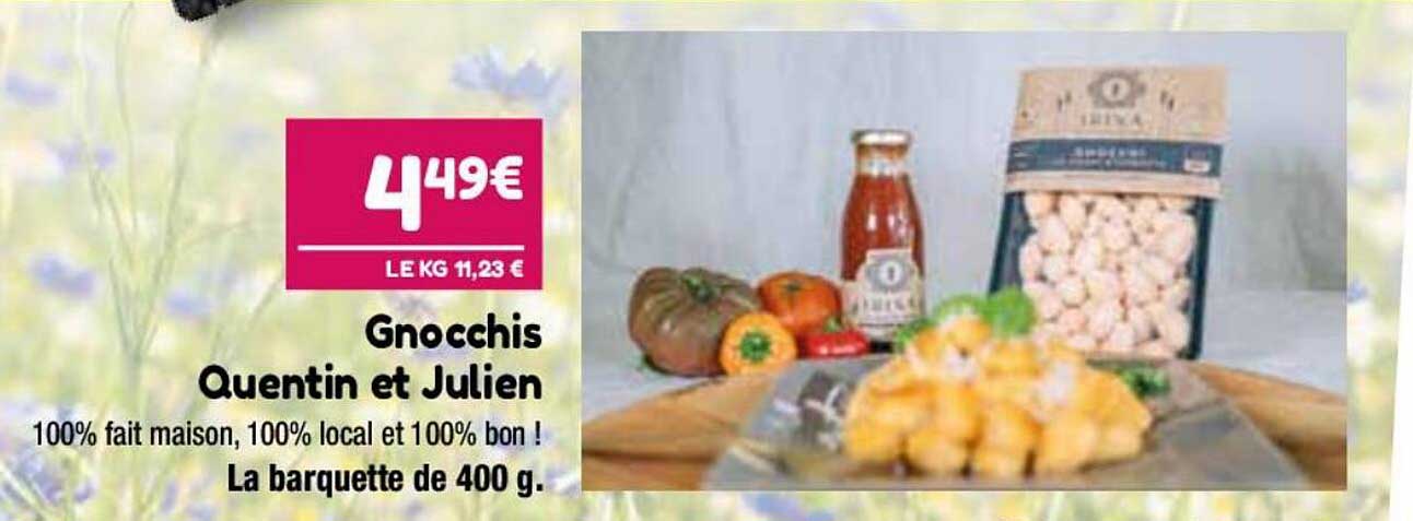 gnocchis quentin et julien