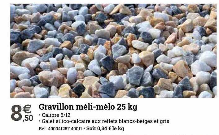 gravillon méli-mélo 25 kg