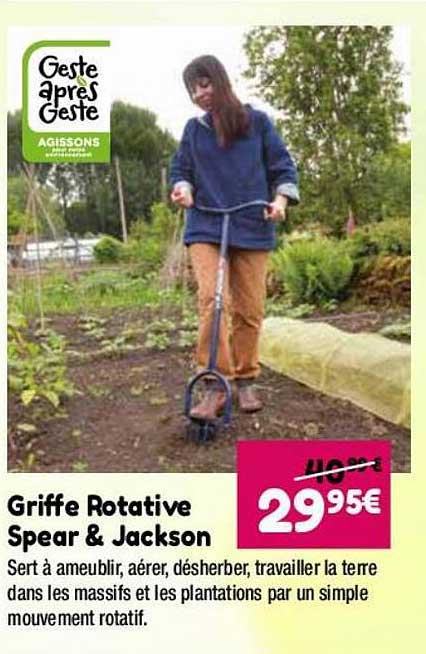 griffe rotative spear & jackson