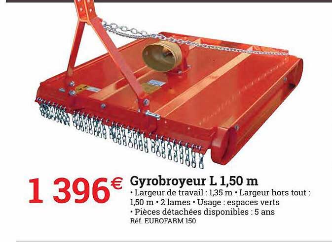 gyrobroyeur l 1.50 m