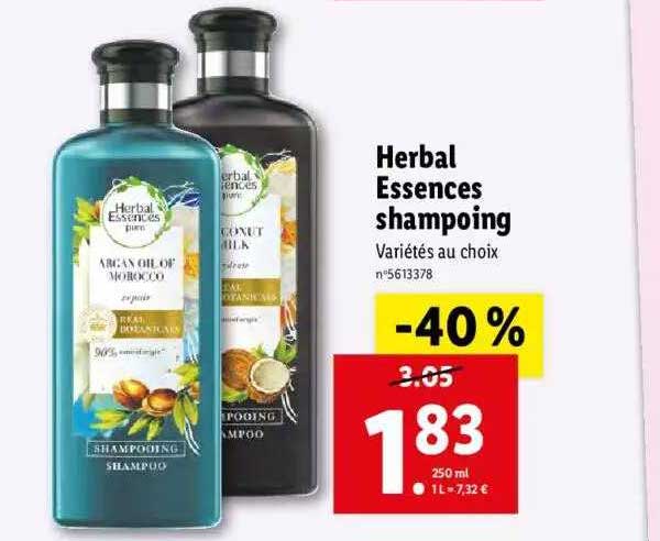 herbal essences shampoing